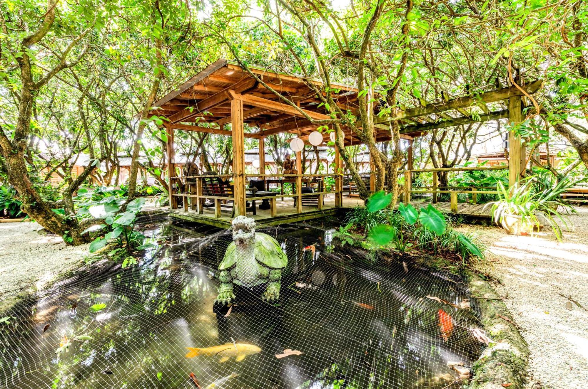 Serene Bird Tiny House Retreat In Japanese Garden Villa Homestead Exterior photo